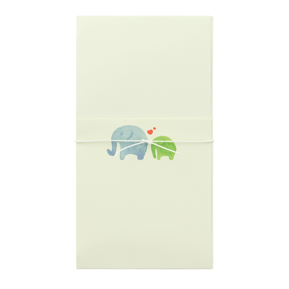 デザインフィルミドリ　金封366 出産祝 水彩 ぞう柄　25366006