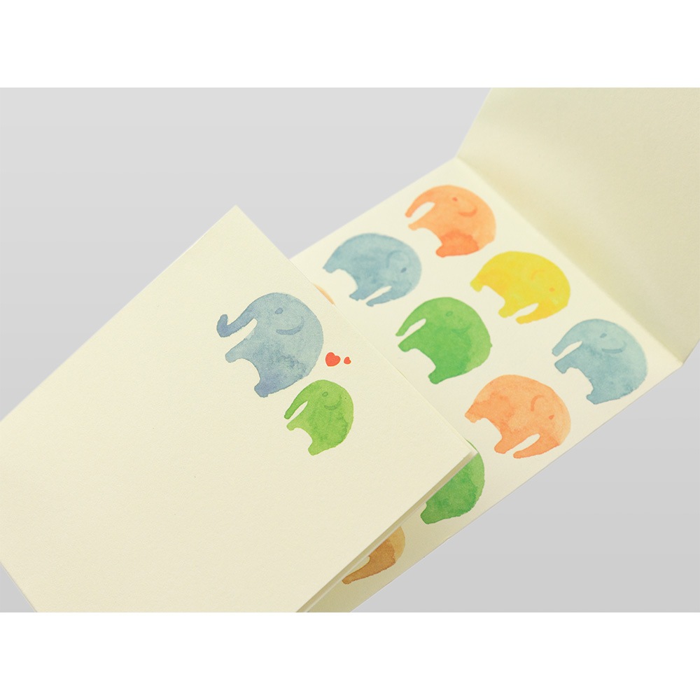 デザインフィルミドリ　金封366 出産祝 水彩 ぞう柄　25366006