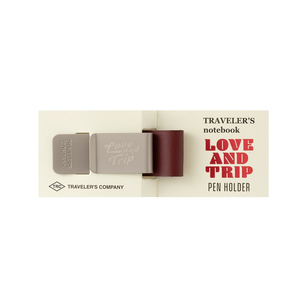 トラベラーズノート LOVE AND TRIP レッド　ペンホルダー　セット 再入荷】【数量限定】 トラベラーズノート LOVE AND TRIP レッド