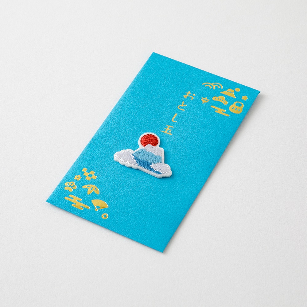 デザインフィルミドリ　 ぽち袋650 刺繍 おとし玉 富士山柄 お年玉袋　25650006