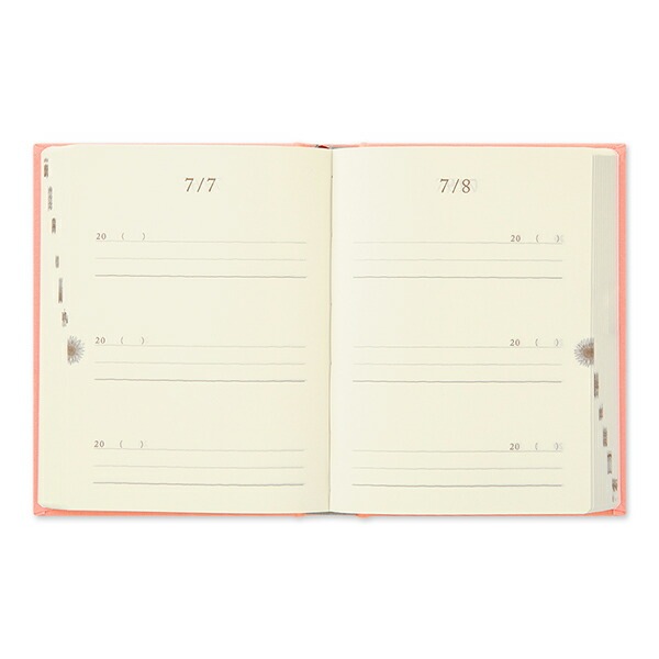 「連用日記 扉」10周年記念ミドリ日記 3年連用 扉 ミニ ピンク12901-006日記 3年連用 扉 ミニ ミニサイズの連用日記
