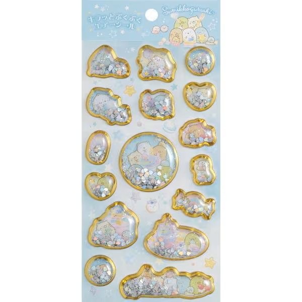 【大人気シールが限定入荷】 サンエックス San-X すみっコぐらし キラッとぷくぷくエアーシール SE70506 【数量限定】