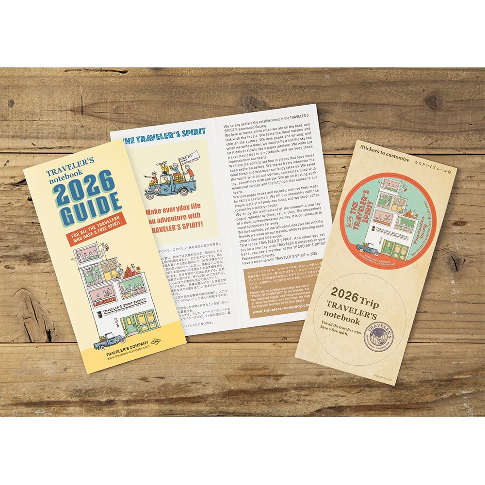 【トラベラーズノート】トラベラーズノート リフィル 2026 週間バーチカル　14496006