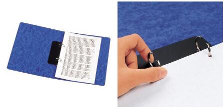 リヒトラブ リングファイル F-802 B5タテ型サイズ　200枚収納プレスボード素材のリングファイル