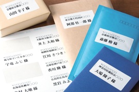 【乾きが早く、にじまない】 エーワン ラベルシール［インクジェット］ マット紙・ホワイト A4 24面　四辺余白付 28947 インクジェットプリンタ専用ラベル
