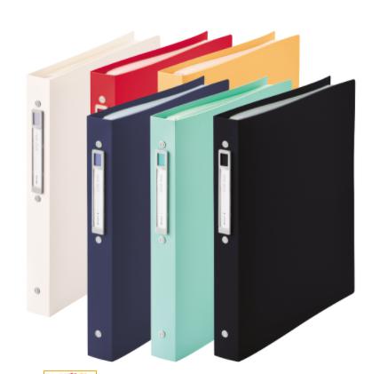 リヒトラブ noie-style クリヤーブック交換式 A4サイズ 20ポケット N-7683