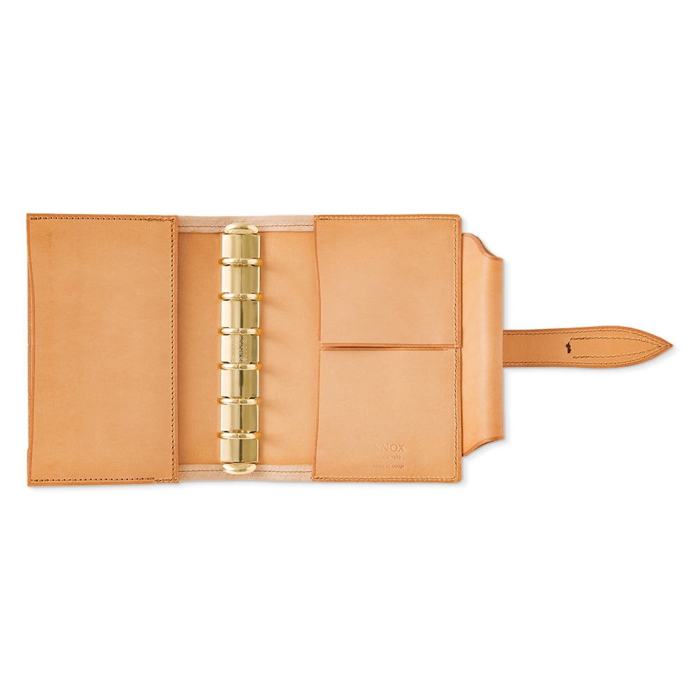 KNOX ノックス システム手帳 125-817-85 ミニ-20 フラクト ベルト付　ナチュラル