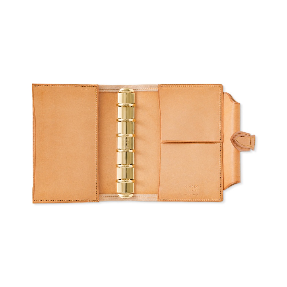 KNOX ノックス システム手帳 125-817-85 ミニ-20 フラクト ベルト付　ナチュラル