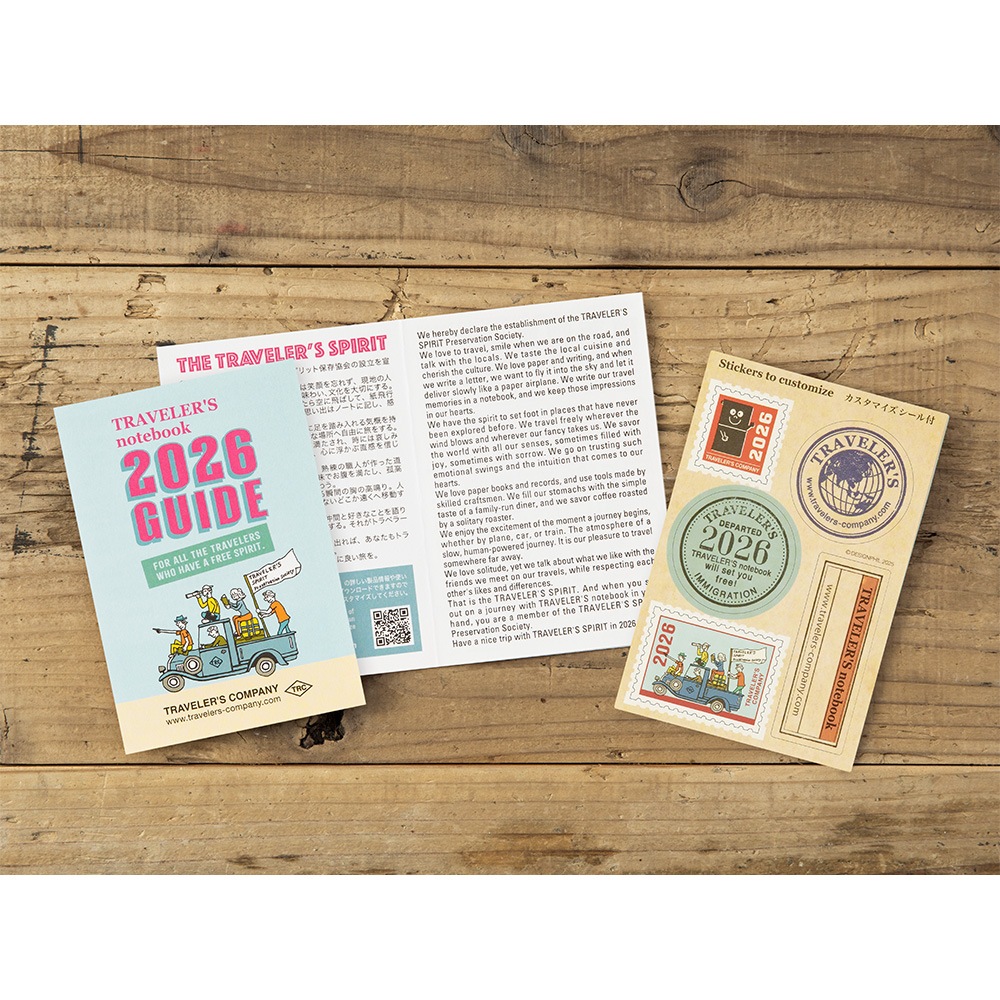 【トラベラーズノート】トラベラーズノート パスポートサイズ リフィル 2026 週間　14498006