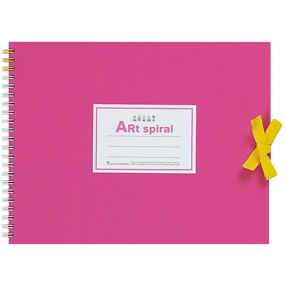 マルマンスケッチブックアートスパイラル　F1　S311-08　ピンク