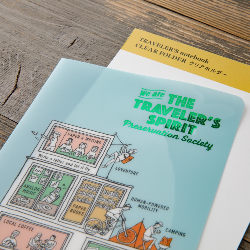 トラベラーズノート】トラベラーズノート クリアホルダー 2026