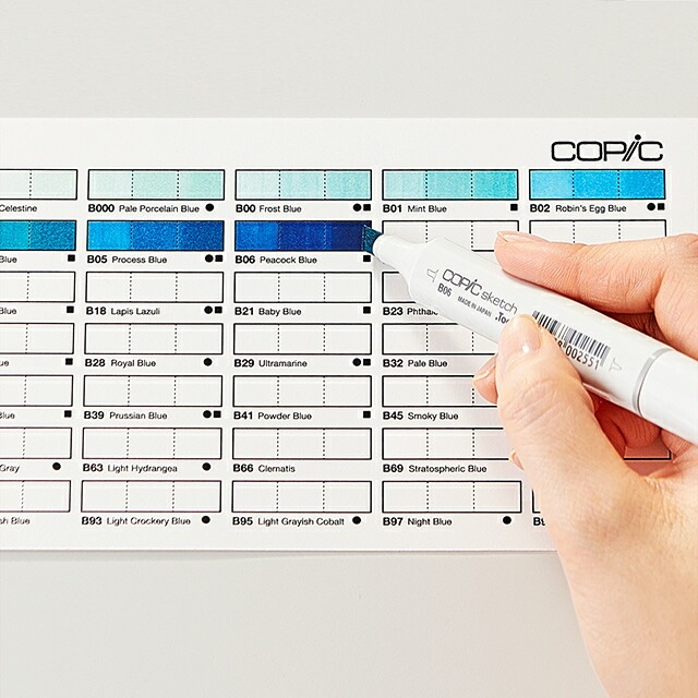 コピックカラースウォッチカード