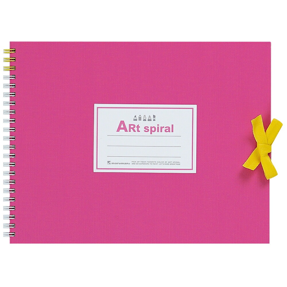 マルマンスケッチブックアートスパイラル　F2 S312-08　ピンク