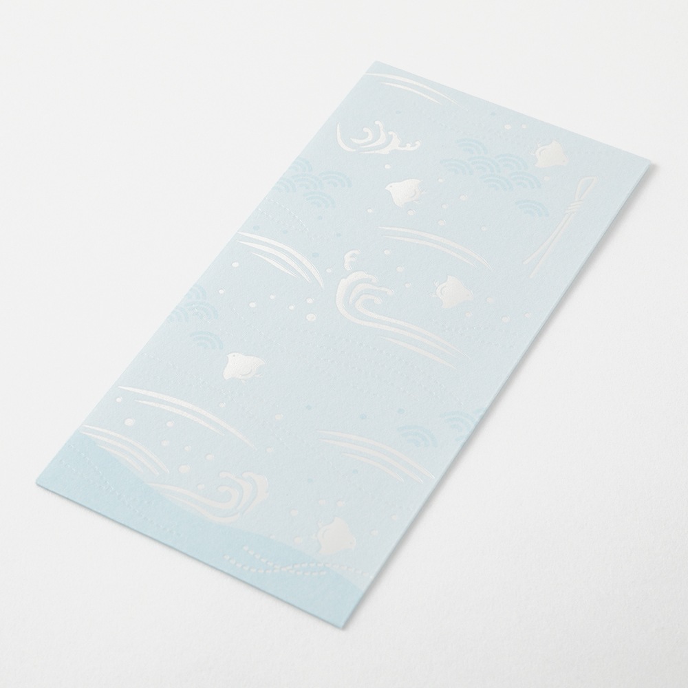 デザインフィルミドリ 金封589 のし袋 波千鳥柄  25589006