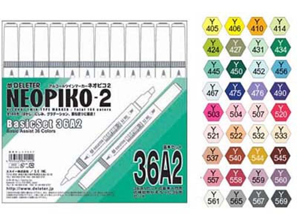デリーター　アルコールマーカー　ネオピコ2　基本セット　36A2