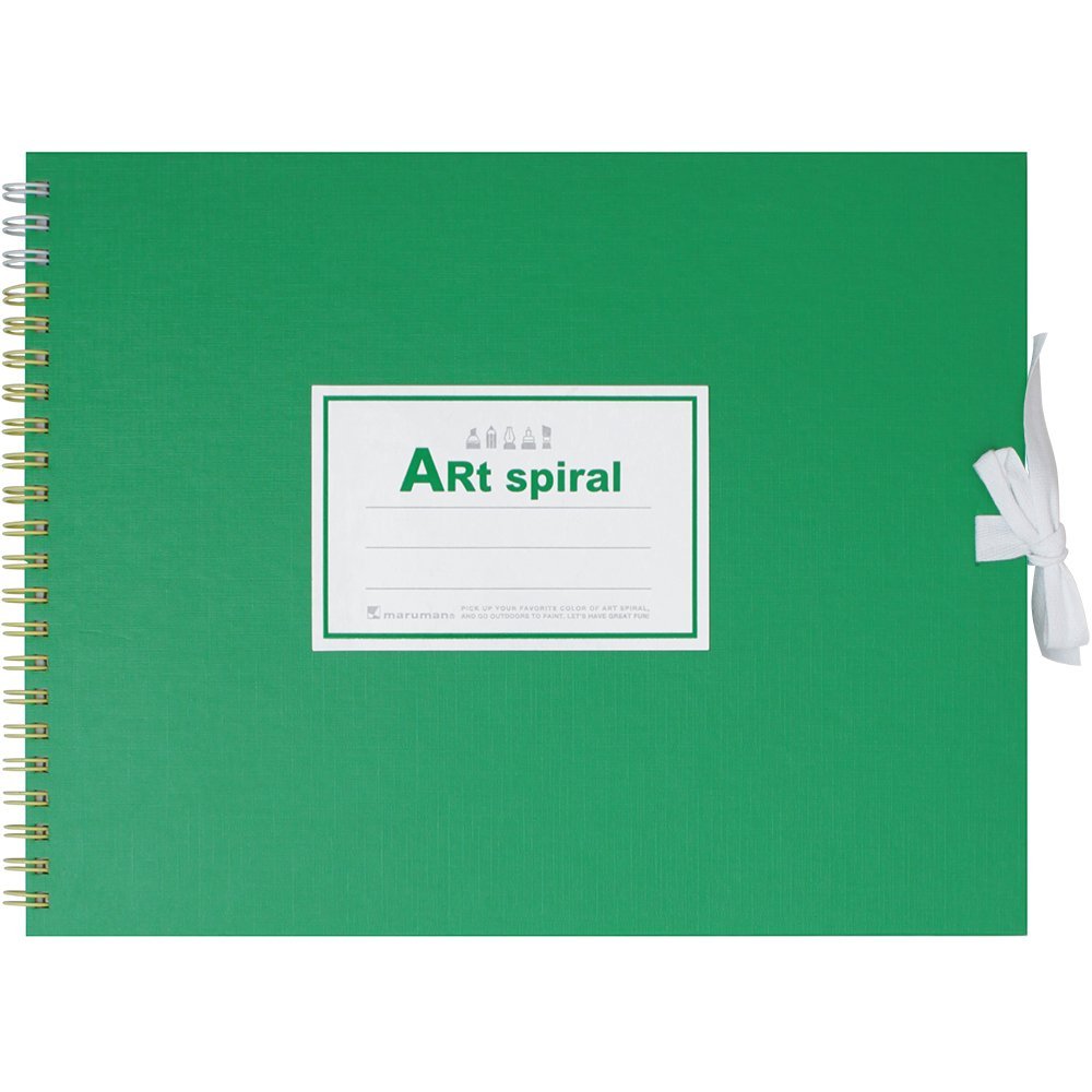 マルマンスケッチブックアートスパイラル　F2 S312-33　ライトグリーン
