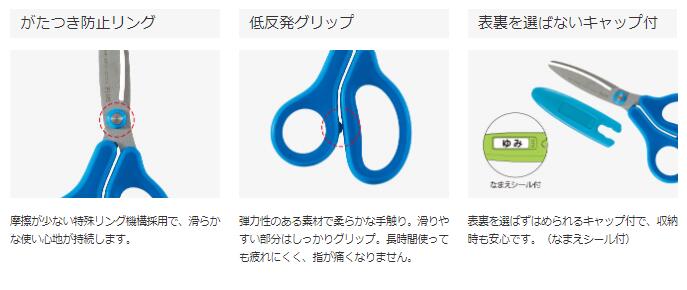 プラス　はさみ　フィットカットカーブジュニア　初めてのはさみはコレで決まり