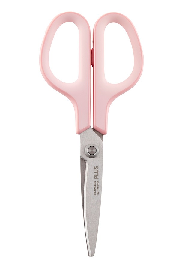 プラス　はさみ　フィットカットカーブスタンダード<抗菌グリップ>