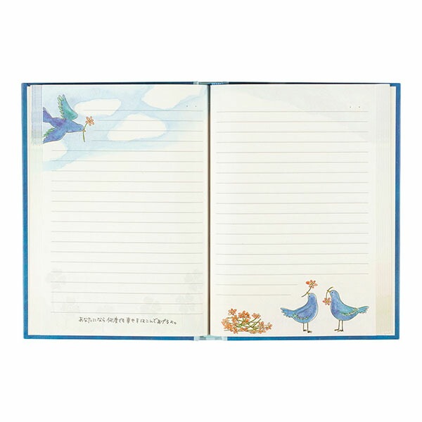 ミドリ日記　流れ星柄