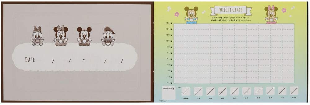 エコー写真の収納にサンスター文具エコー写真アルバム＆mom ＤＣ　ベビーミッキー＆フレンズS2167840母子手帳ケースに入ります