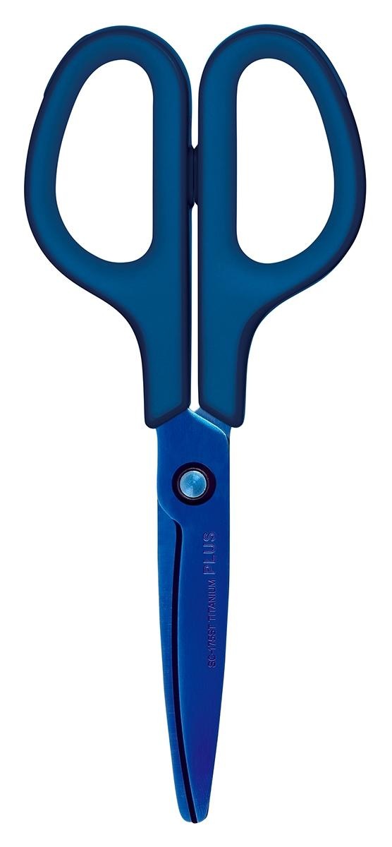 プラス　はさみ　フィットカットカーブチタンコート　50万回以上の切れ味＆サビにくい