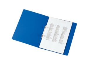 リヒトラブ リングファイル F-1207 A4タテ型サイズ　200枚収納 PP製リングファイル