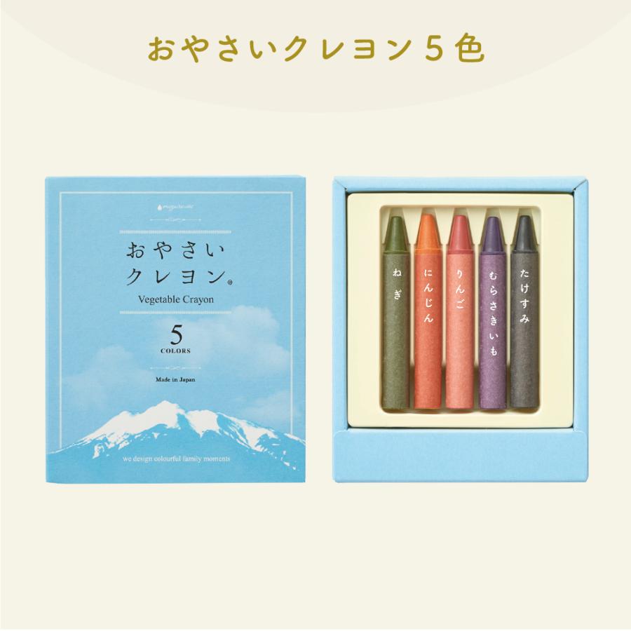 【クリスマスパッケージで限定販売】 mizuiro クリスマスパッケージ クレヨン5本組・3個セット ST-CM3-S1 おこめ おやさい おはな クレヨン 【数量限定】