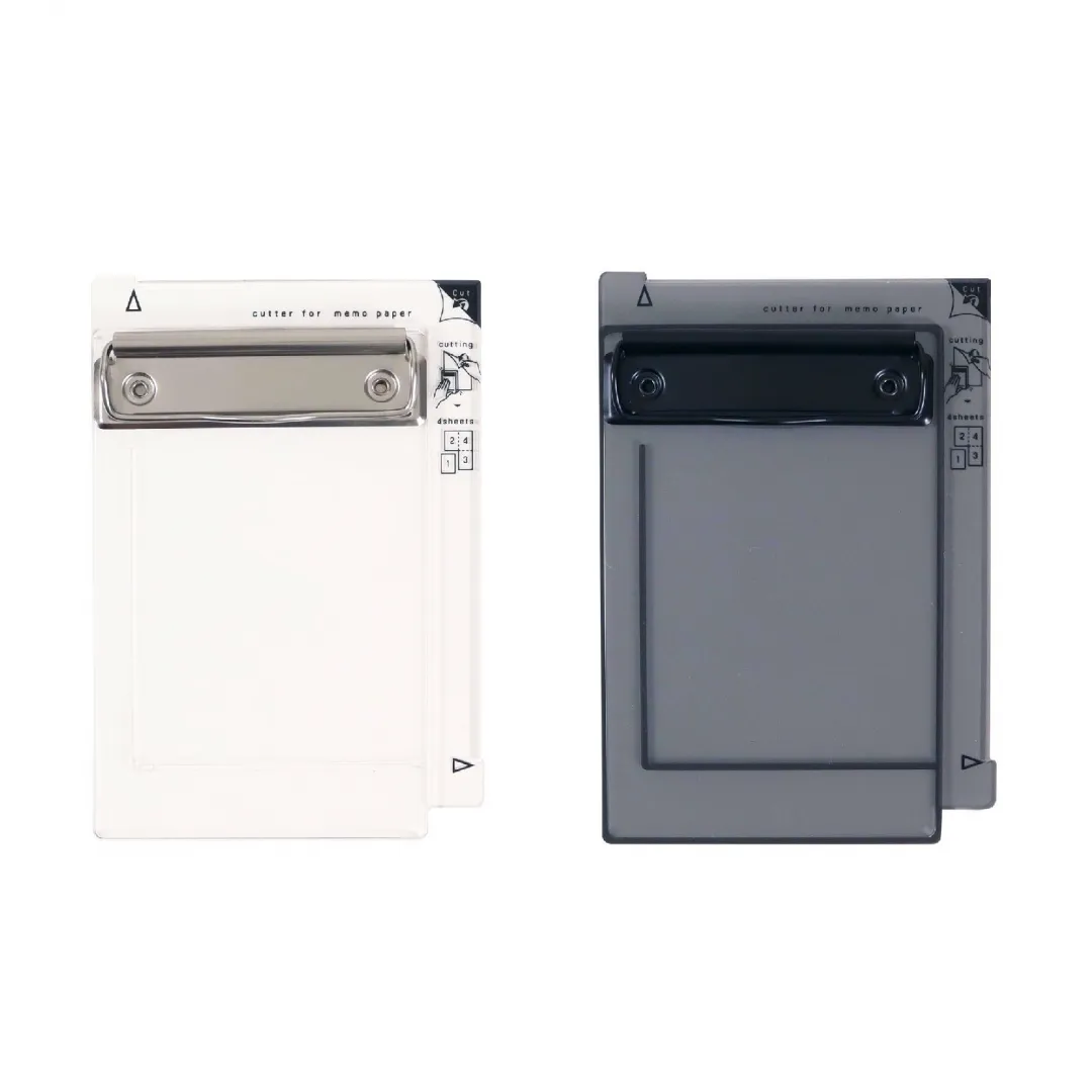 クツワ　ペーパーカッター　ヨンブンカッツ　4BunCuts　ブラック　VS028BK　クリア　VS028CL