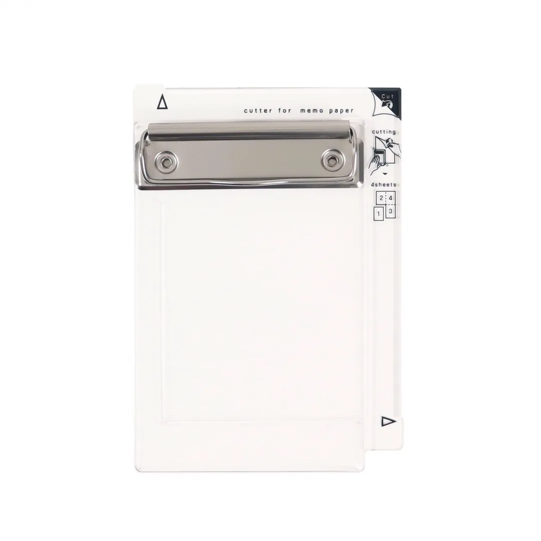 クツワ　ペーパーカッター　ヨンブンカッツ　4BunCuts　ブラック　VS028BK　クリア　VS028CL