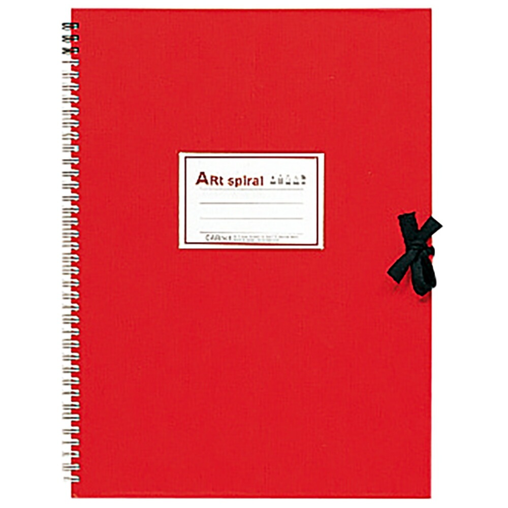 【お絵かきにもオススメ！】 マルマン スケッチブック アートスパイラル F4 S314-01 レッド