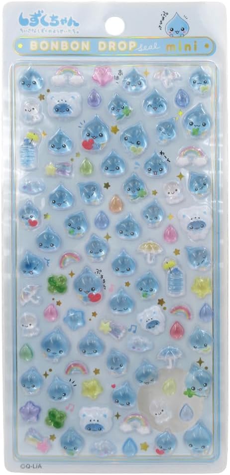 【大人気シールが限定入荷】 クーリア qlia ボンボンドロップシール しずくちゃん （ミニ） ボンボンドロップ ボンドロ 04282 【数量限定】