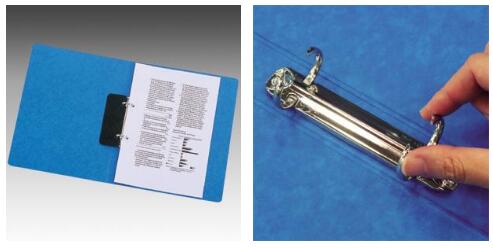 リヒトラブ リングファイル＜ツイストリング＞ F-847UN A4タテ型サイズ薄型 150枚収納 片手で開けるツイストリング プレスボード素材のリングファイル