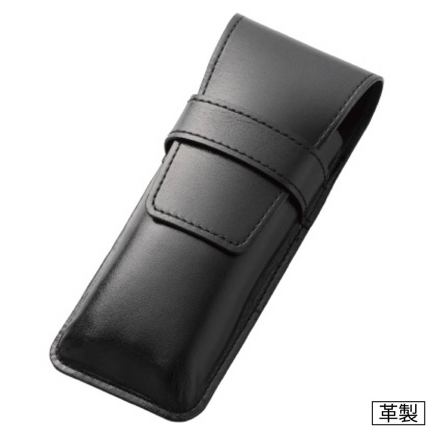 パイロット シース 3本差 ブラック LSF02-500-B 革製 ペンケース