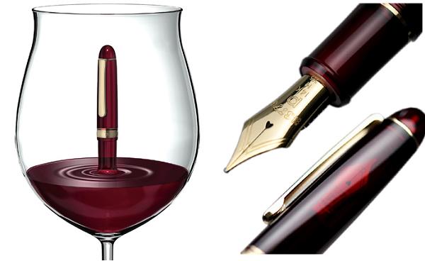 【2年たっても乾かない】 プラチナ万年筆 万年筆 #3776CENTURY（センチュリー） ブルゴーニュ PNB-15000#71