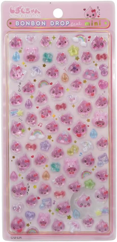 【大人気シールが限定入荷】 クーリア qlia ボンボンドロップシール しずくちゃん （ミニ） うるおいちゃん ボンボンドロップ ボンドロ 04283 【数量限定】