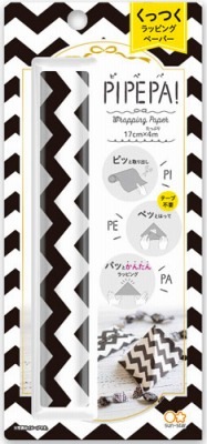 簡単ラッピングサンスター文具PIPEPA　ピペパ　ギザギザS2273918魔法のラッピングペーパー