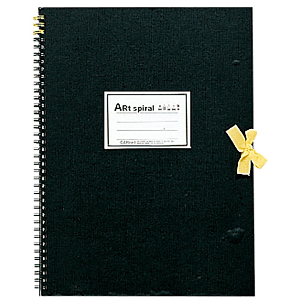 【お絵かきにもオススメ！】 マルマン スケッチブック アートスパイラル F4 S314-05 ブラック