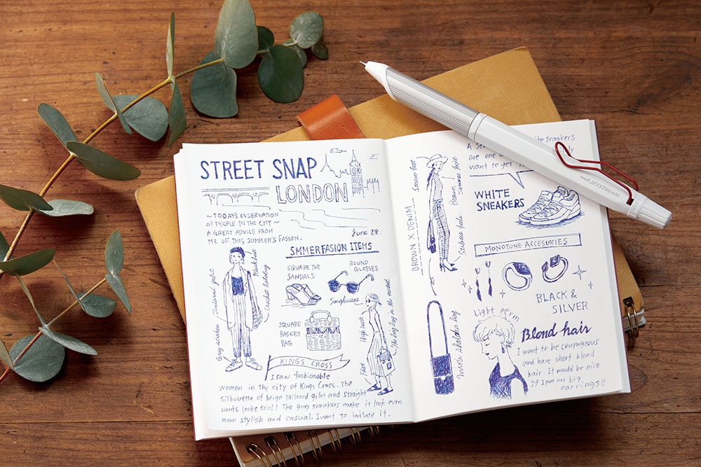 機能性とデザイン性を両立JETSTREAM EDGE 3ジェットストリーム　エッジ 3SXE3-2503-28多機能ペン“エッジ”らしい特長