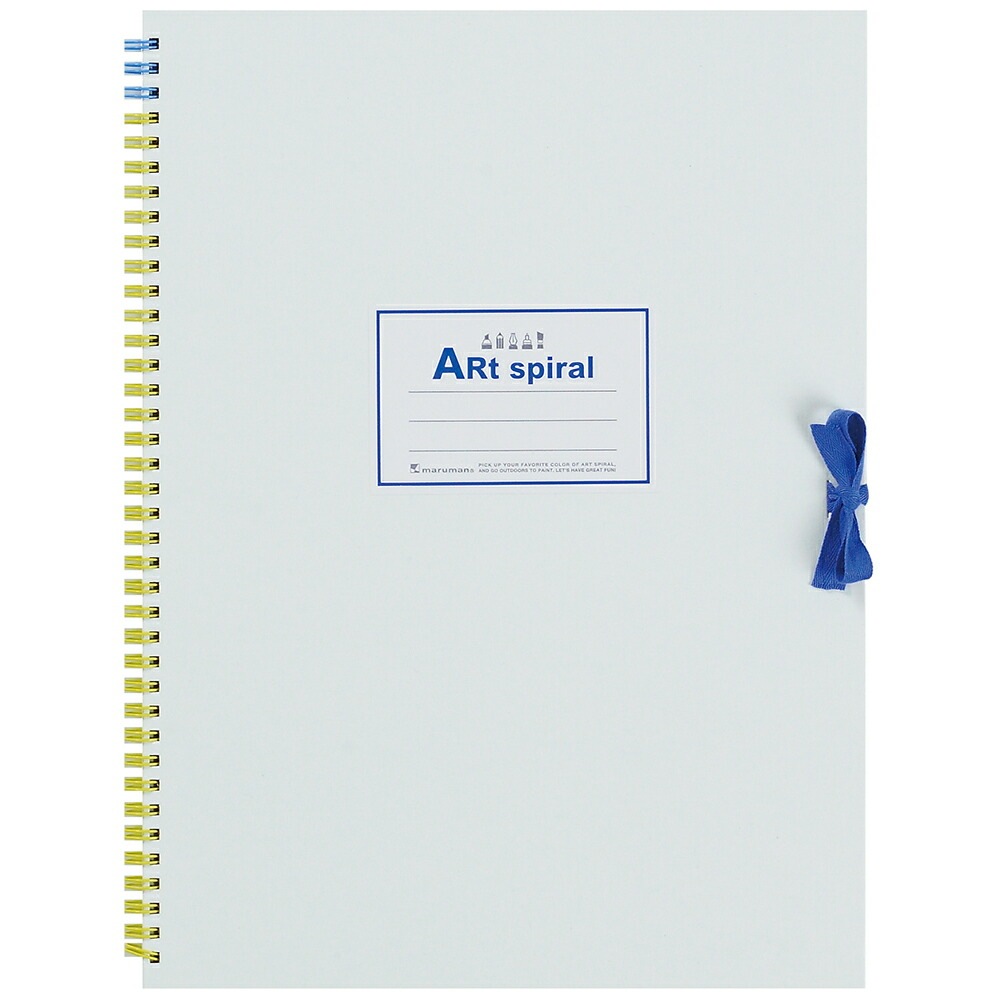 【お絵かきにもオススメ！】 マルマン スケッチブック アートスパイラル F4 S314-06 ホワイト