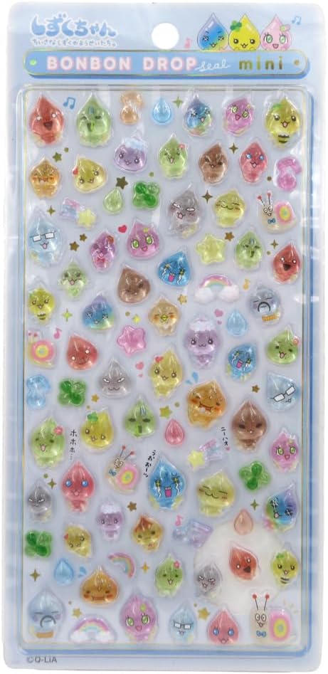 【大人気シールが限定入荷】 クーリア qlia ボンボンドロップシール しずくちゃん （ミニ） しずくの森のなかまたち ボンボンドロップ ボンドロ 04285 【数量限定】