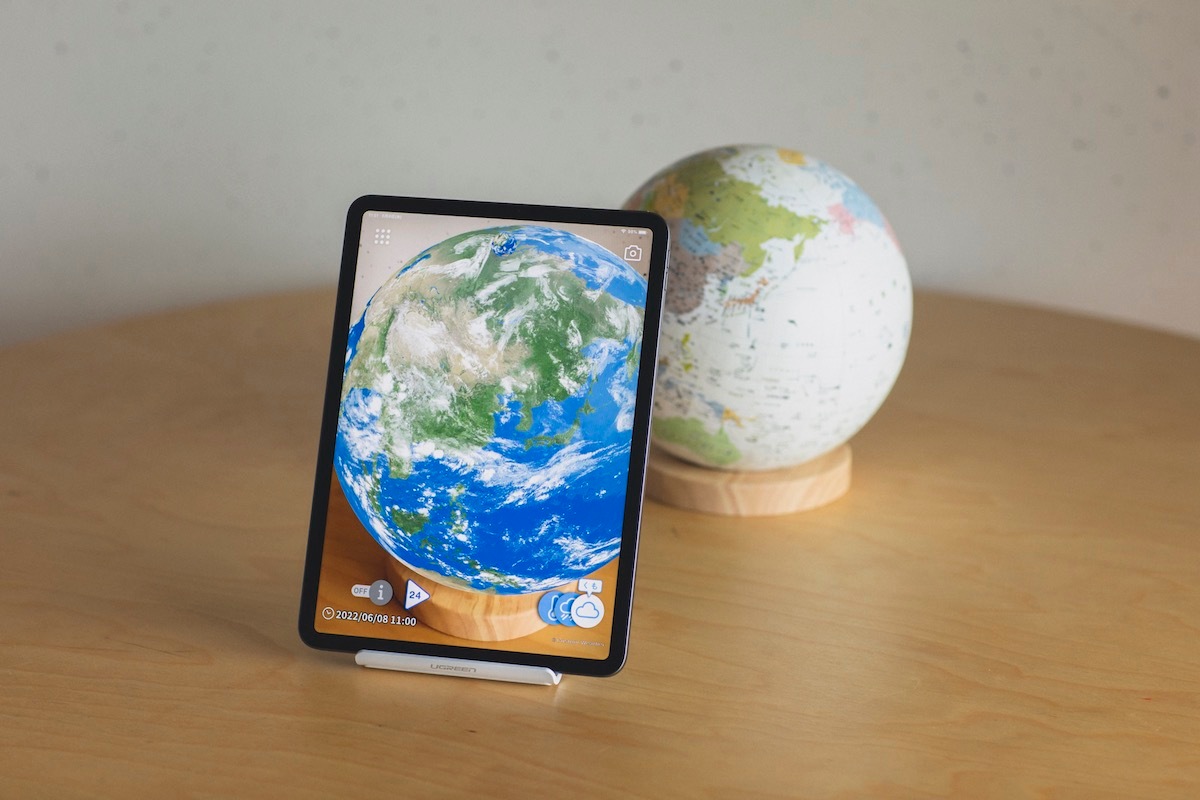 アプリで「世界」がとびだすほぼ日ほぼ日のアースボール ジャーニーAR技術 地球儀本格地球儀モデル