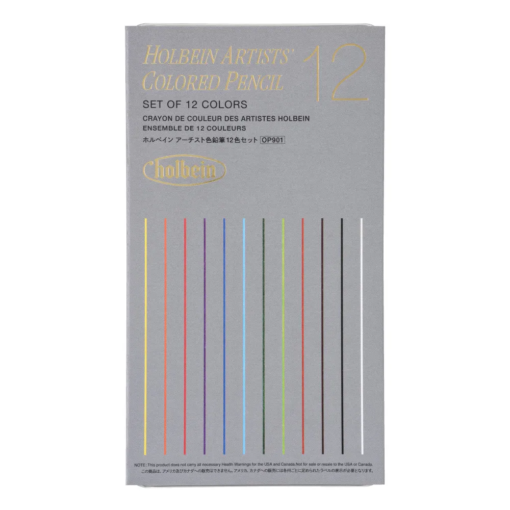ホルベイン アーチスト色鉛筆 OP901 ベーシックカラー 12色セット