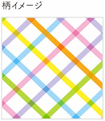 簡単ラッピングサンスター文具PIPEPA　ピペパ　カラフルチェックS2273934魔法のラッピングペーパー