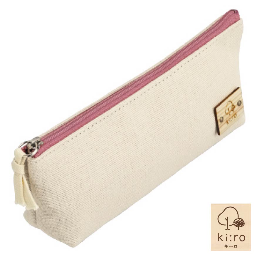 【木から生まれ、森を育てるペンケース】 パイロット Ki：ro（キーロ）ポーチタイプ PCK221-19 ペンケース 【間伐材を使用したペンケース】