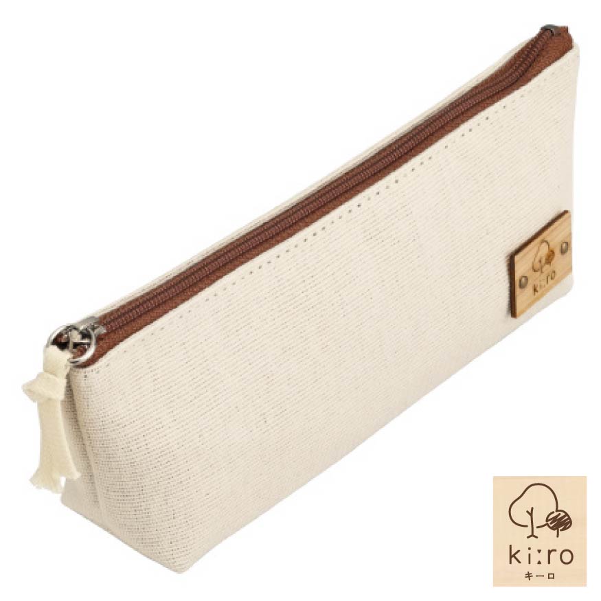 【木から生まれ、森を育てるペンケース】 パイロット Ki：ro（キーロ）ポーチタイプ PCK221-19 ペンケース 【間伐材を使用したペンケース】