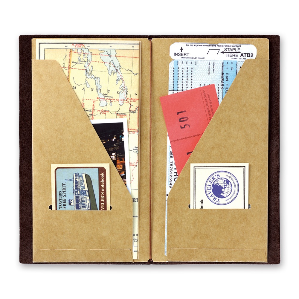 【トラベラーズノート】デザインフィル クラフトファイル 020 Kraft Paper Folder 14332006 レギュラーサイズ