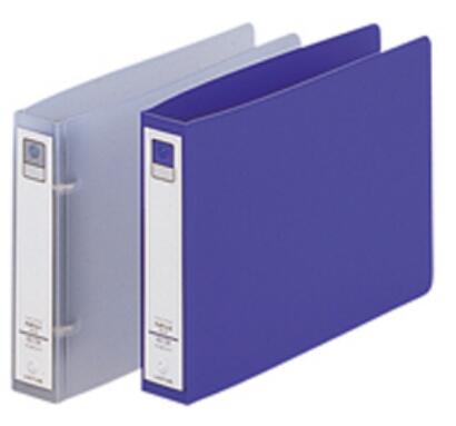 リヒトラブ リングファイル＜カドロック＆ツイストリング＞ F-871U A5サイズヨコ型　200枚収納 片手で開けるツイストリング