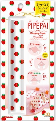 簡単ラッピングサンスター文具PIPEPA　ピペパ　いちごS2273977魔法のラッピングペーパー
