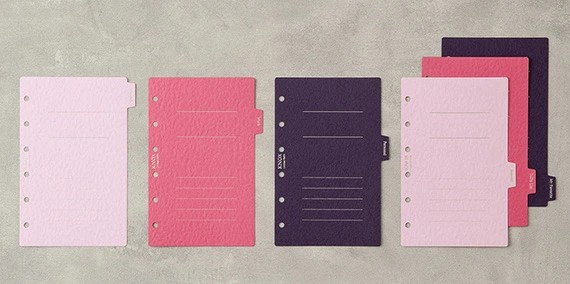 【再入荷】【数量限定】KNOX ノックス ペーパーインデックス すもも 6枚 ミニサイズ　横６山　899-935-18