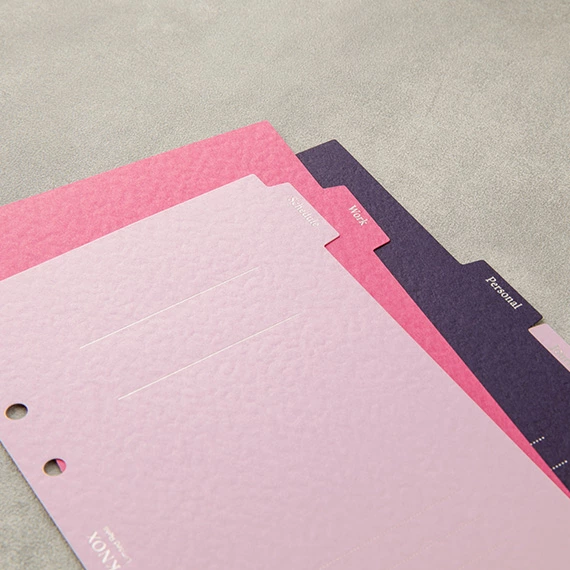 【再入荷】【数量限定】KNOX ノックス ペーパーインデックス すもも 6枚 ミニサイズ　横６山　899-935-18